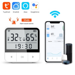 2023图雅智能WIFI室内温湿度传感器家庭报警器，带液晶显示PST-PA-010W - Product Image 3