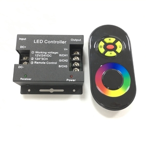 Беспроводной RF touch 30A DC12V 24V пульт дистанционного управления RGB диммер регулятор затемнения - Product Image 1