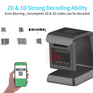 Wireless 130W OCR Desktop Barcode Scanner 13.56MHz NFC Passport <strong>Reader</strong> 2D <strong>Style</strong> ROHS for Car Supermarket Use - Product Image 3