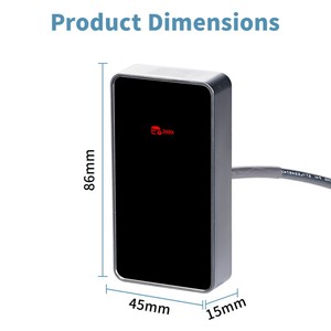 Forddok เครื่องอ่านการ์ดป้องกันการคัดลอก EM 125kHz ระบบควบคุมการเข้าถึง RFID 26/34เครื่องอ่านป้องกันโคลน FD-RD12E ตัวอ่าน - Product Image 4