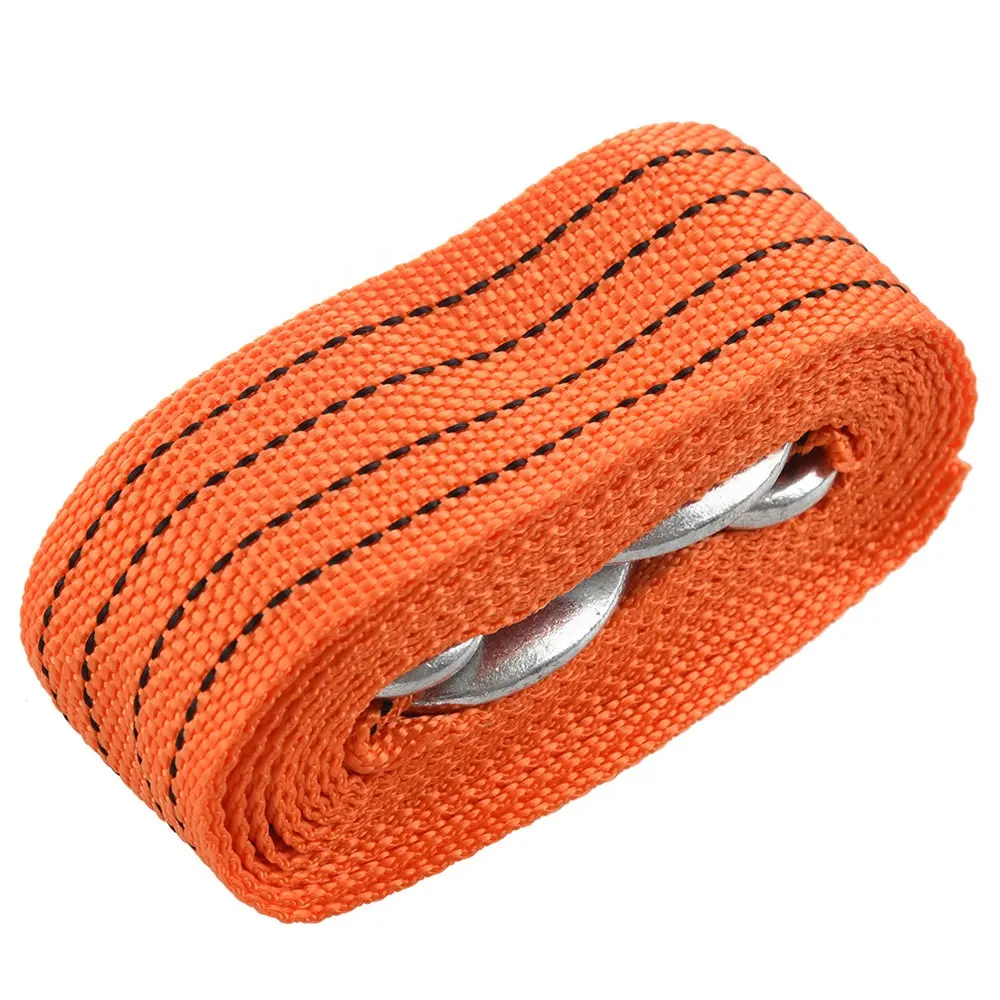 Emergency nylon Steel Recovery Tow Rope For Car Truck