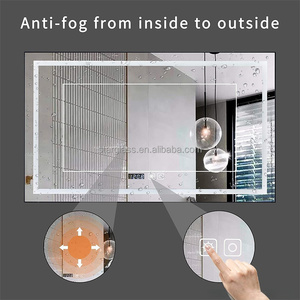 Espejo de baño LED inteligente de diseño de fábrica de Venta caliente Rectangular antivaho con luz - Product Image 3
