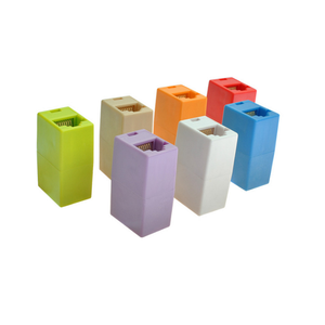 RJ45 Ethernet conexiones extensión de red LAN acoplador divisor enchufe 8P8C adaptador de color