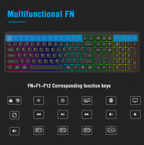 Teclado de tijeras de tres modos ultrafino, diseño ergonómico dividido, Trackpad de moda, nueva interfaz USB, tabletas mecánicas elegantes - Product Image 3