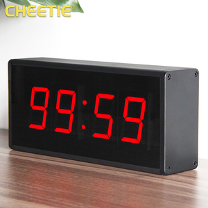 CHEETIE CP012 перезаряжаемые часы обратного отсчета речи встречи светодиодные 4-значные 1,8 дюймовые цифровые настольные часы с дистанционным управлением - Product Image 4