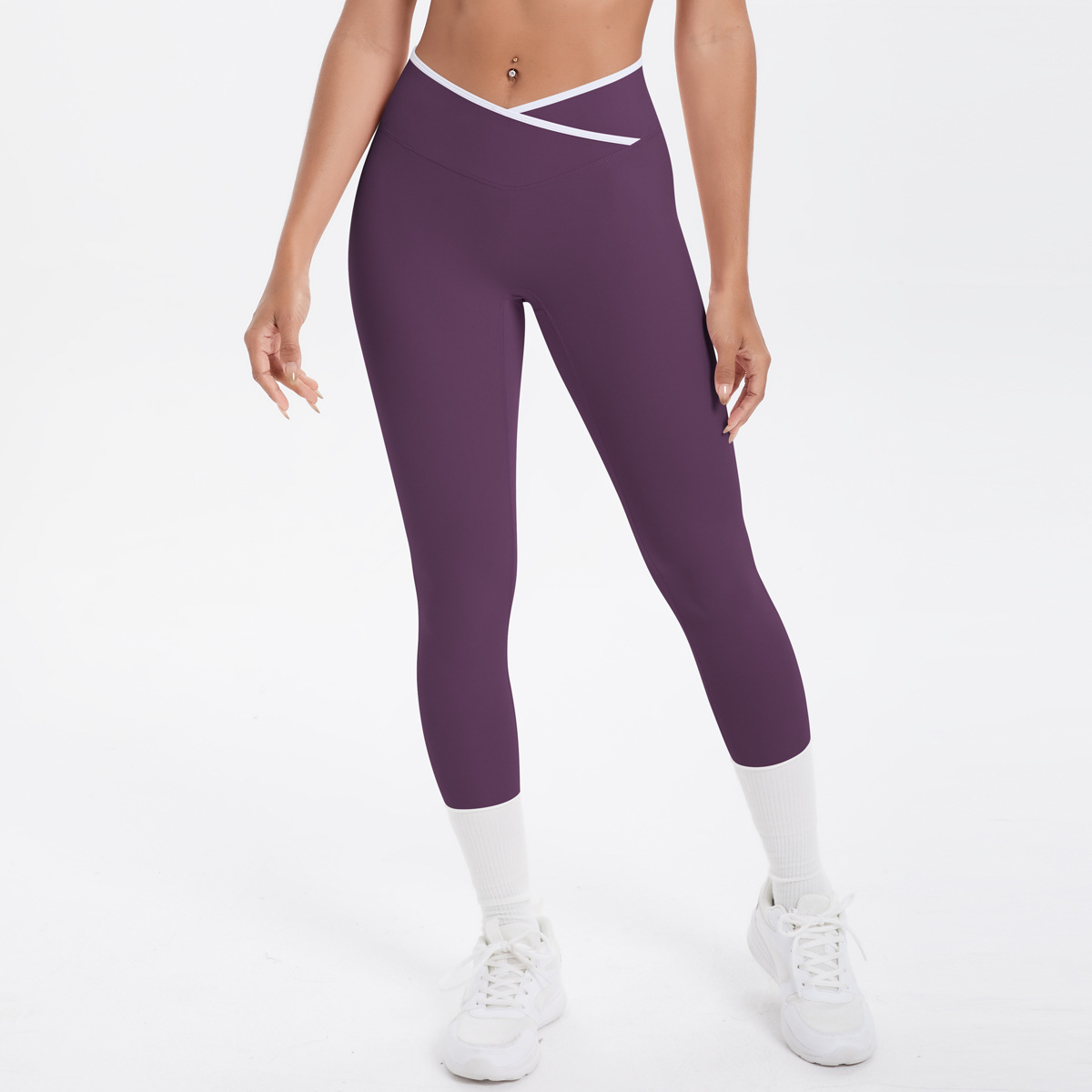 Pantalon violet Jufeng
