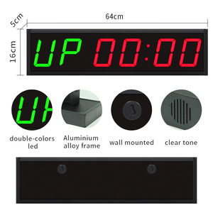 Timer da Fitness digitale grande da 4 pollici a LED Timer da parete per palestra, - Product Image 2