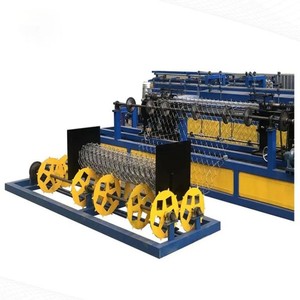 Automatic Plastic Wire Mesh <strong>Netting</strong> Making <strong>Machine</strong> for Chain Link Fence New Condition with Core Motor and Gear Components - Product Image 3