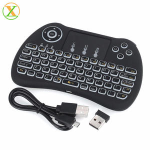 Miniteclado inalámbrico H9, batería de litio integrada con receptor inalámbrico, teclado y ratón, combo de control remoto
