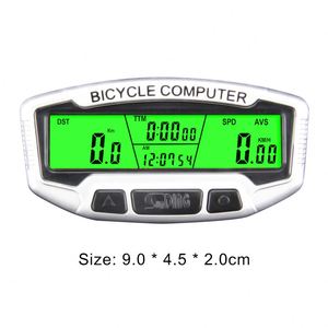 SD-558Aワイヤードバイクコンピューターバックライトコードタブレットスピードメーター自転車Lcdデジタルディスプレイ走行距離計サイクリングストップウォッチアクセサリー - Product Image 2