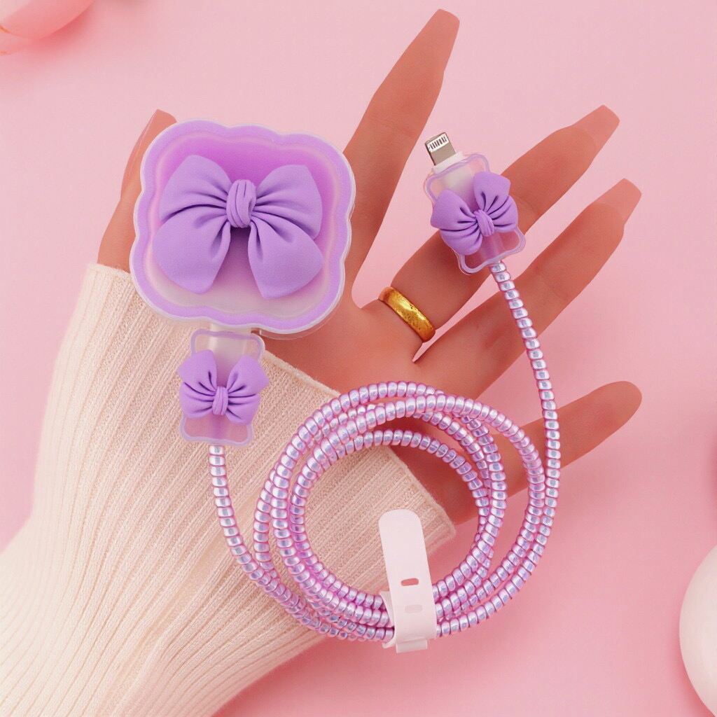 Purple charge case