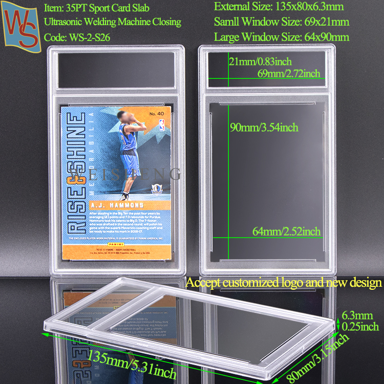S26 Sport Card Slab-Ultrasonic closure