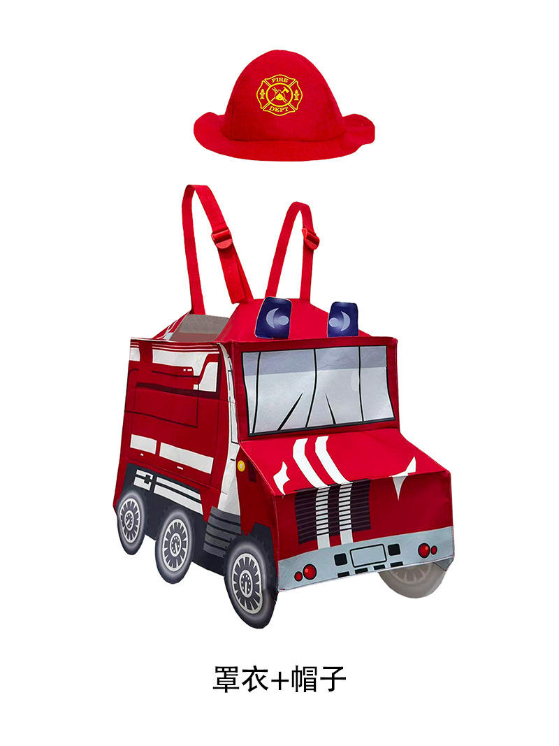 Camion de pompiers rouge