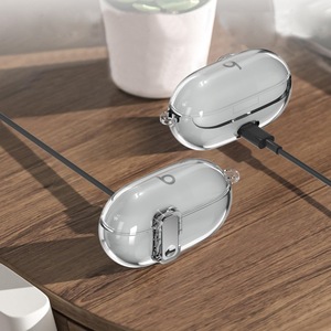 Sihirli ses koruyucu kılıf Beats Solo tomurcukları için şeffaf TPU yumuşak kabuk elektroliz düğme kulaklık kapağı ile - Product Image 3