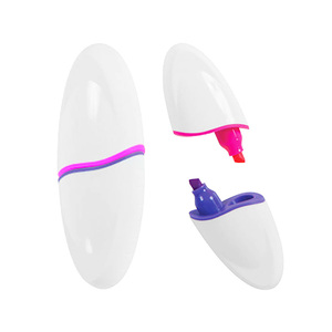 椭圆形双头使用实用儿童绘画玩具艺术标志荧光笔带标志 - Product Image 5