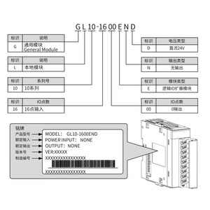 Módulo de entrada de cantidad digital, 1, 2, 2, serie GL10 Productos de calidad originales - Product Image 3
