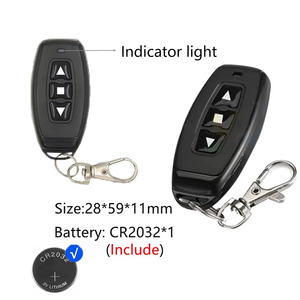 Universal 433Mhz Wireless-Fernbedienung 3 Tasten 1527 Lerncode Anti-Shock-Funktion 12V Spannung Batterie inklusive Empfänger - Product Image 5