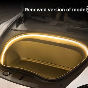 Araba aksesuarları ön depolama işık arka gövde ortam LED ışık ing iç atmosfer LED ışık ışık şeridi Tesla modeli için 3/X/Y - Product Image 4