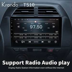 Krando安卓12.0 6 + 128导航车载收音机全球定位系统播放器，适用于丰田RAV4 2 2000 2003多媒体系统WIFI 4G - Product Image 6