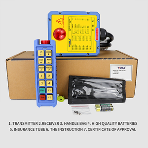 F24-12D Pro industriale telecomando senza fili gru di sollevamento elettrico a due velocità 12 pulsante 2 trasmettitore 1 ricevitore - Product Image 3