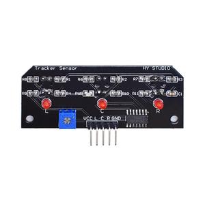 DC 5V 3-Kanal-Infrarot-Line-Tracker-Sensormodul Trio-Detektor ausgang TCRT5000-Sensor 10mm Abstand für Roboter-Kit AVR/ARM/PIC