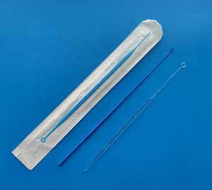 Lab Use 1 or <strong>10</strong> <strong>Microliter</strong> Sterile Disposable Plastic Inoculating Loop with Needle - Product Image 1
