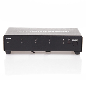 VCOM 1080P 3D FHD 4 Ports HDMI Matrix Switch mit IR-Fernbedienung für 4 Computer zu 1 Monitor Switcher