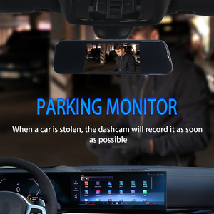 Phía sau xem gương Dash Cam phía trước và phía sau 1080P sao lưu máy ảnh 5.5 inch màn hình cảm ứng vòng lặp ghi âm, G-cảm biến với miễn phí 32GB thẻ - Product Image 4