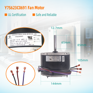 Broad-Ocean AC208-230V 600Hz 1/4HP y7s623c069 động cơ quạt mới ngoài trời Bộ phận điều hòa không khí 0131m00429 - Product Image 4