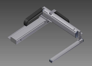 TOYO THK <strong>3</strong>-<strong>Axis</strong> Precision <strong>Linear</strong> Cartesian Robot: Integrated <strong>Rail</strong> for Reduced Vibration XYTB870-A1-600-400-M-C-0001 - Product Image 2