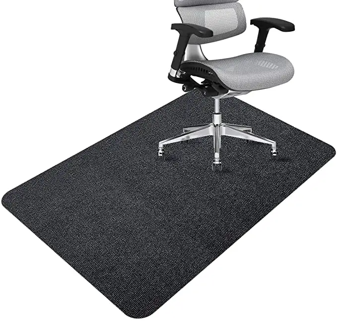 Estera protectora de suelo de plástico PVC, antideslizante, para oficina, silla, suelo de madera dura, 47 "36"