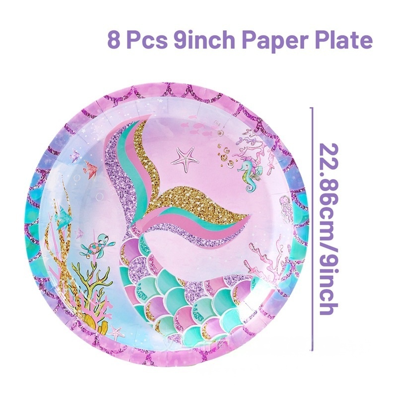 purple 9 inches * 8pcs