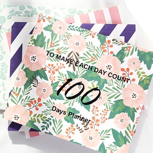 2025 New Simple Creative <strong>Small</strong> Fresh 100 Days Plan Organizer Portable Kraft Paper Notepad for <strong>Writing</strong> - Product Image 5