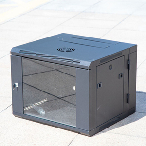 19英寸电信数据墙服务器机架玻璃门小柜4u 6u 9u 12u壁挂式网柜 - Product Image 1