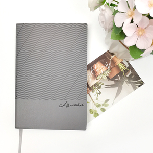 Cuadernos A5 de cuero descolorado, libreta a rayas esmerilada, antideslizante, grueso, planificador, regalo, logotipo personalizado personalizable, venta al por mayor - Product Image 2