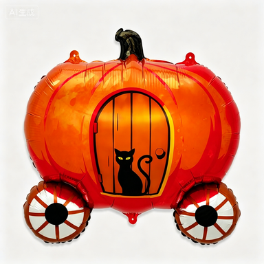 Citrouille Voiture orange