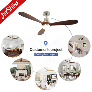 1stshine吊扇批发现代欧洲智能遥控高速吊扇led空调吊扇 - Product Image 5