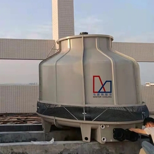 A fábrica abre diretamente a torre refrigerando com a bomba do motor do fã dos componentes do núcleo a um bom preço-FRP redondo industrial
