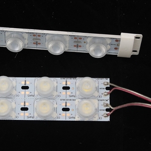 15mm/25mm PCB DC12V 18LED SMD3030 LED arka işık diffüz Lens Led şerit çubuk için ışık kutusu - Product Image 4