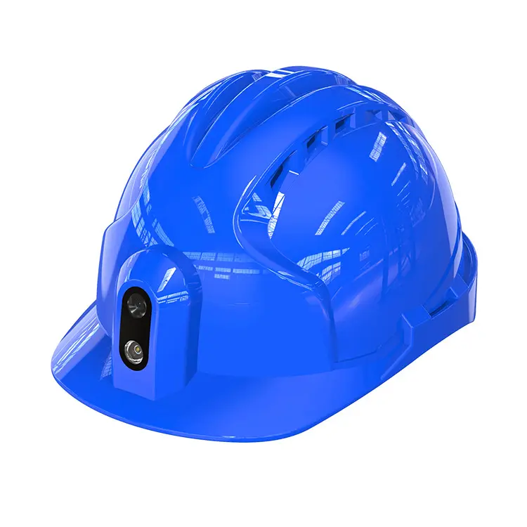 사용자 정의 로고 CE 건설 안전 헬멧 4G 와이파이 ABS 엔지니어링 보호 작업 등산 하드 모자 GPS 카메라 스마트 기능