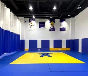テコンドー空手カンフー柔術侍をフィーチャーした耐久性のあるユニセックスMMA柔道マットエクササイズグラップリング格闘技ボクシング体操 - Product Image 2