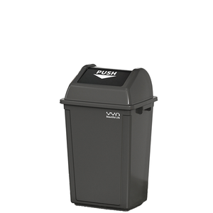 プラスチック製ゴミ箱40L/60L/100Lプッシュトップ屋外ホームオフィス用