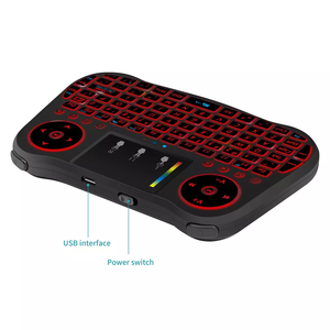 MT08 2.4G Air <strong>Mouse</strong> 6 Gyro Fly Air <strong>Mouse</strong> Rainbow Backlight Remote <strong>Control</strong> Mini <strong>Keyboard</strong> for Android Smart TV Box - Product Image 3