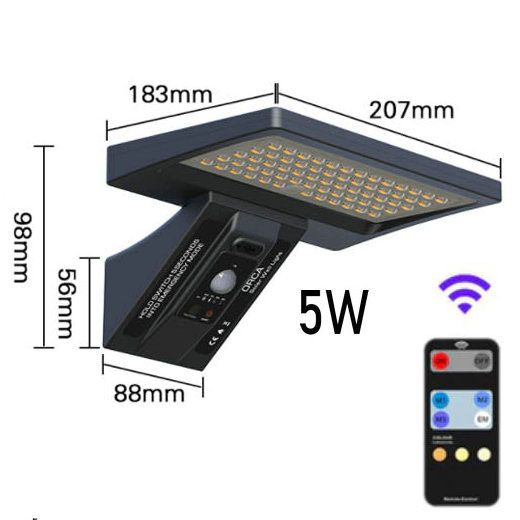 5W (avec télécommande)