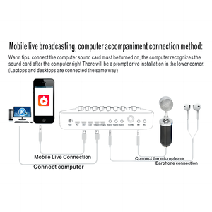 Demao V1 computer per telefoni cellulari K song anchor sing it national electronic music network celebrity live sound card - Product Image 6