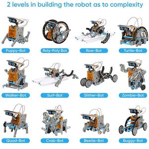ソーラーロボットキット子供向けハイテク科学玩具12in1開発教育キット - Product Image 5