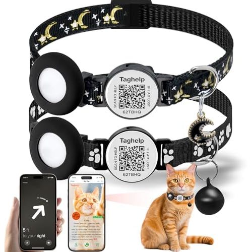 Star Moon Paw pattern - Black