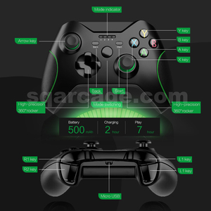 2.4GHz kablosuz Gamepad joystik kumanda X kutusu için denetleyicisi için PC/PS 3/akıllı telefon Android/buhar denetleyici - Product Image 3