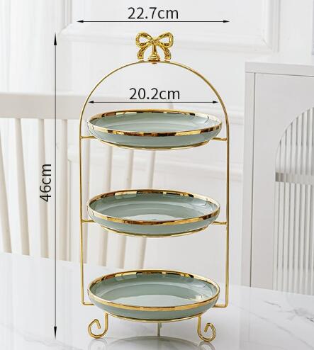 Green Three-tiered