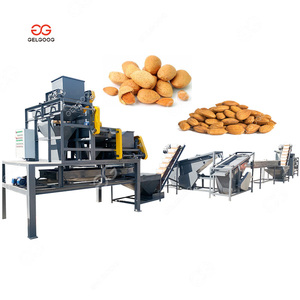 Automatische Haselnuss-Sortier verarbeitung Brechen Palmkernschalen-Cracker Kleine Nuss-Crack-und Schäl-Mandel-Zerkleinerung maschine - Product Image 2